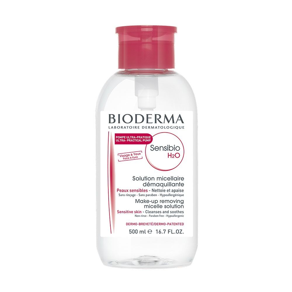Bioderma Sensibio H2O 500 ml (ฝาปั๊ม)