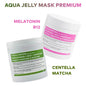 แพคคู่ PREMIUM Aqua Jelly Mask (Centella Matcha/Melatonin)