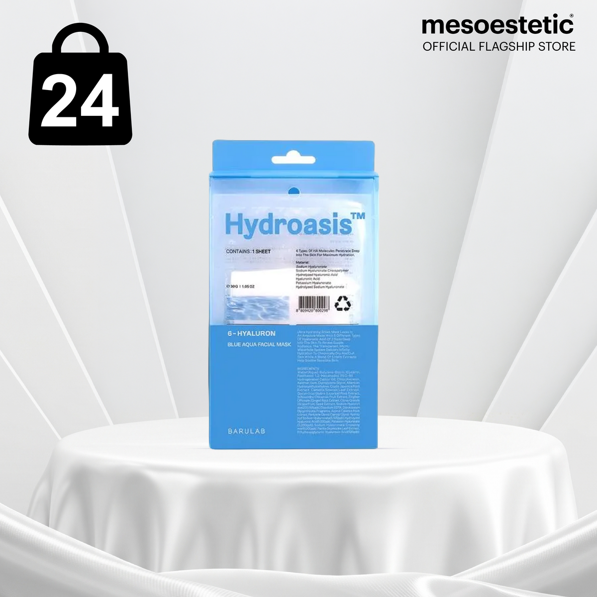 BARULAB Hydroasisᵀᴹ BLUE AQUA MASK